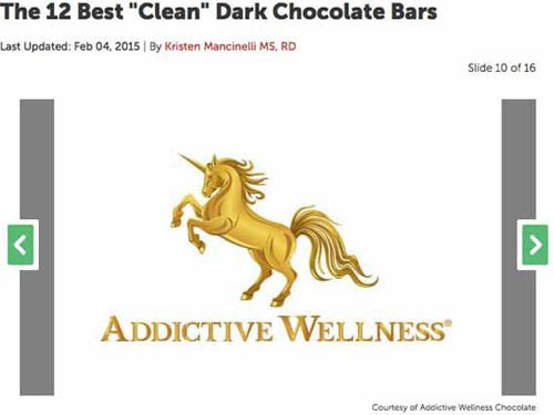 We made Livestrong's list of the Top 12 Clean Dark Chocolates!