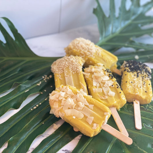 Pine Pollen & Mango Popsicles Recipe