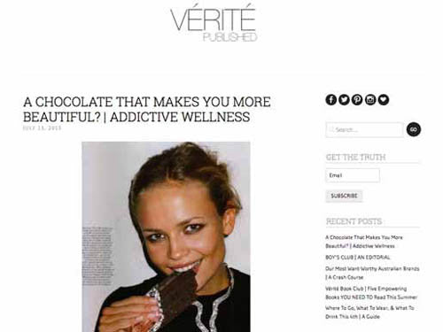 Vérité Published Review – Addictive Wellness