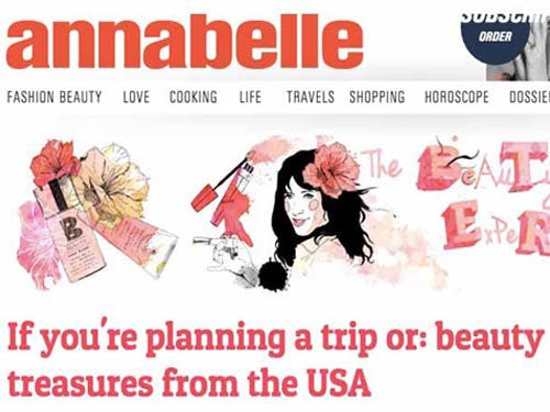 Popular Swiss Magazine "Annabelle's" Beauty Editor Loves Addictive Wellness