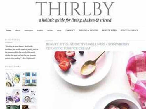 Thirlby Interview + Strawberry Turmeric Rose Ice Cream