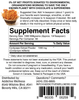 Supplement label with Cordyceps Extract Powder details and branding information.