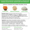 Addictive Wellness Focus Chocolate Nutrition Facts