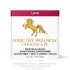 Addictive Wellness Chocolate packaging with a gold unicorn on a white background