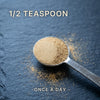 Half a teaspoon of gynostemma extract powder, once a day