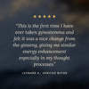 Five-star customer review of Addictive Wellness Gynostemma