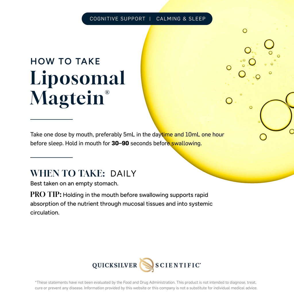 Liposomal Magtein® Magnesium L-Threonate