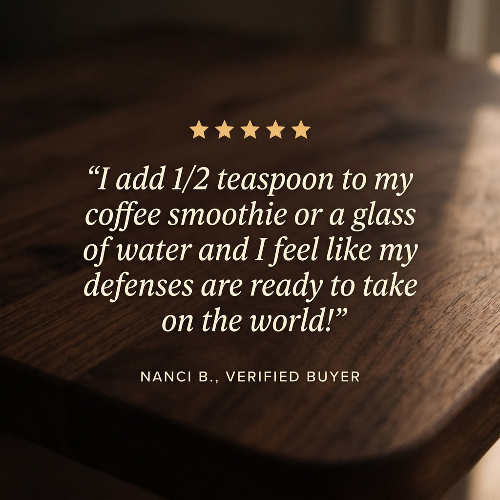 Five-star Turkey Tail review from Nanci B., verified buyer