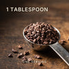 One tablespoon of wild cacao nibs, one serving